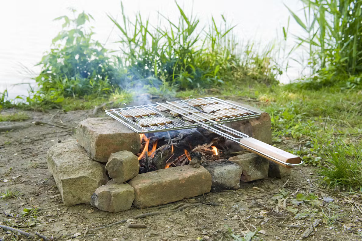 Campingaz - Grand Basket Double Rectangular Grid (48 × 27,5 cm)