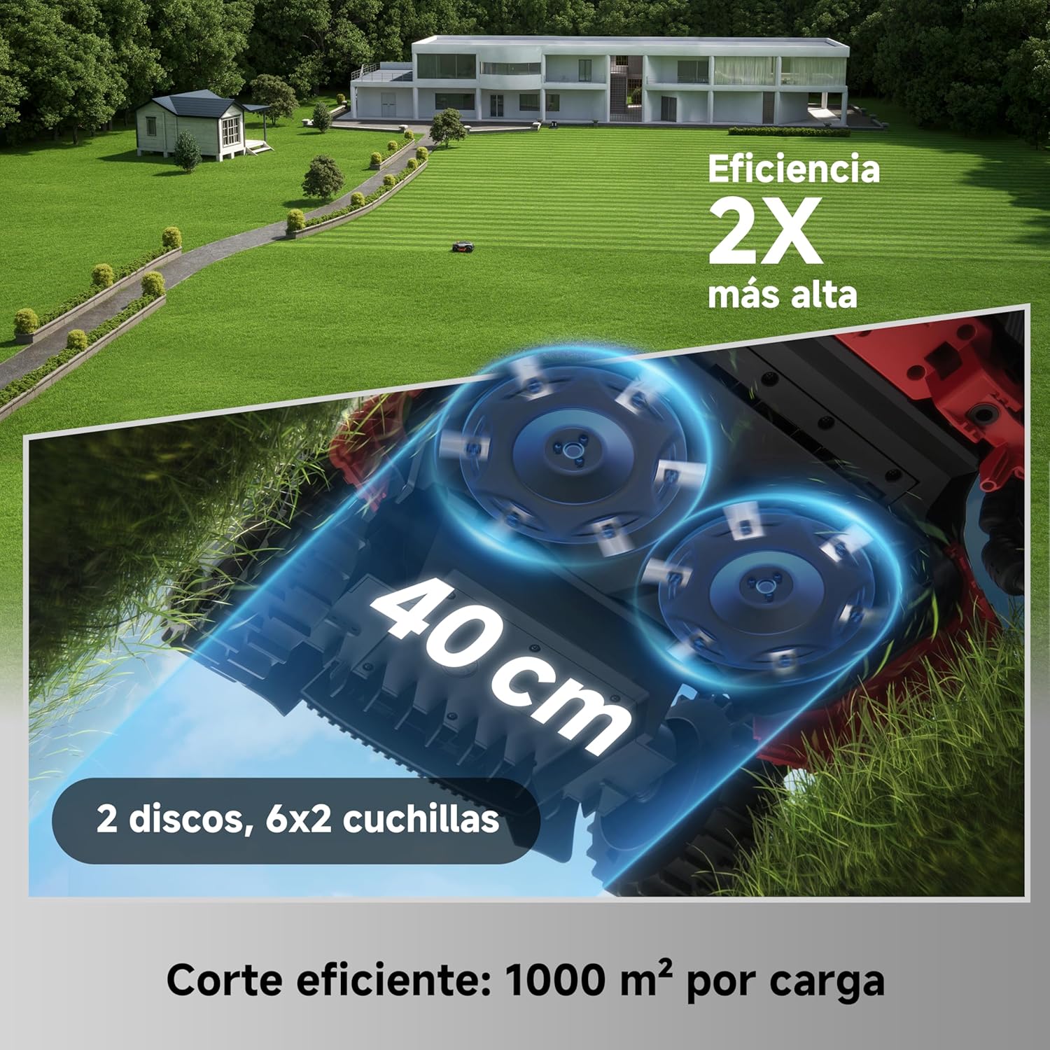 Mova – LiDAX Ultra 2000 kabelloser Rasenmähroboter AWD