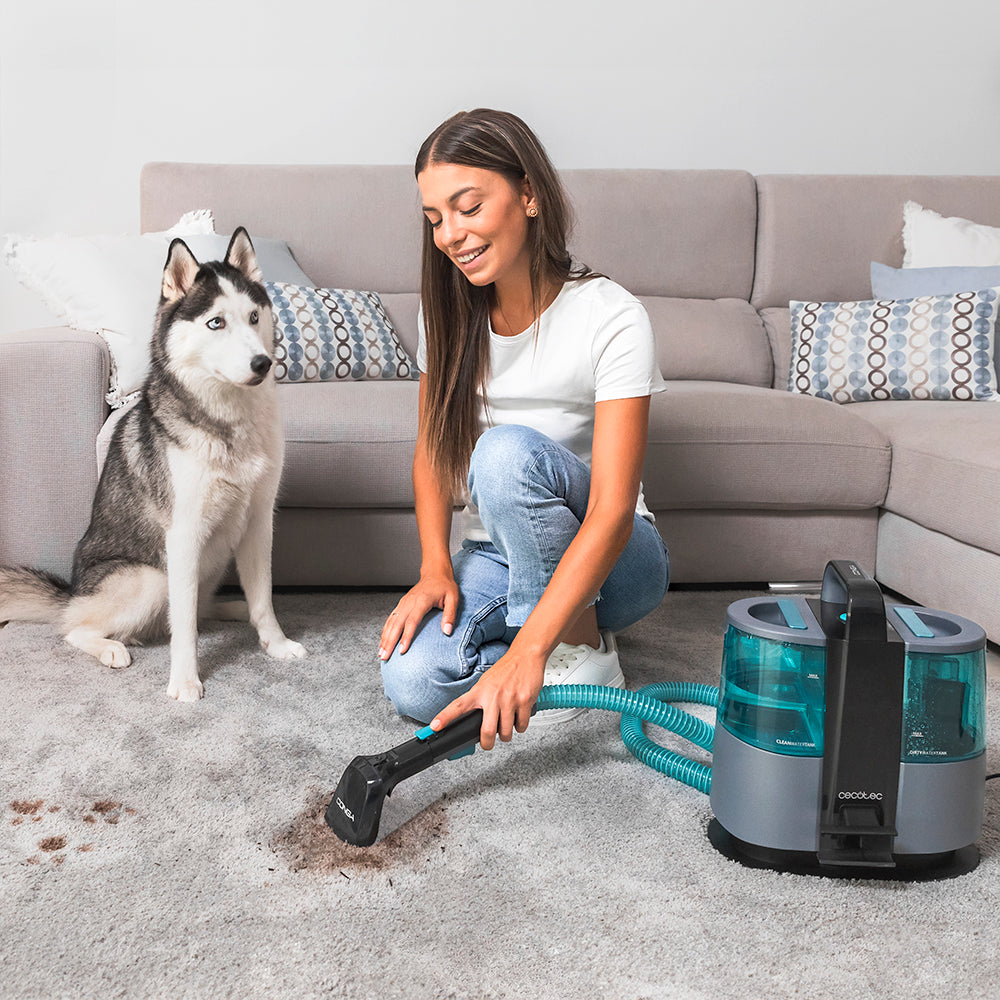 Cecotec Conga 4000 Aspirapolvere Carpet Clean XL Advance 600 W Raggio d'Azione 5 m 3 in 1