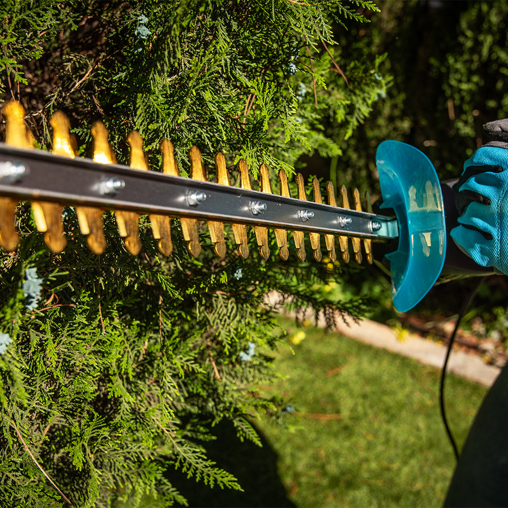 Cecotec Aparador de Sebes TitaniumSword 450 com Lâminas de Titânio Laser, 45 cm de Corte, Punho Ergonómico e Rotação
