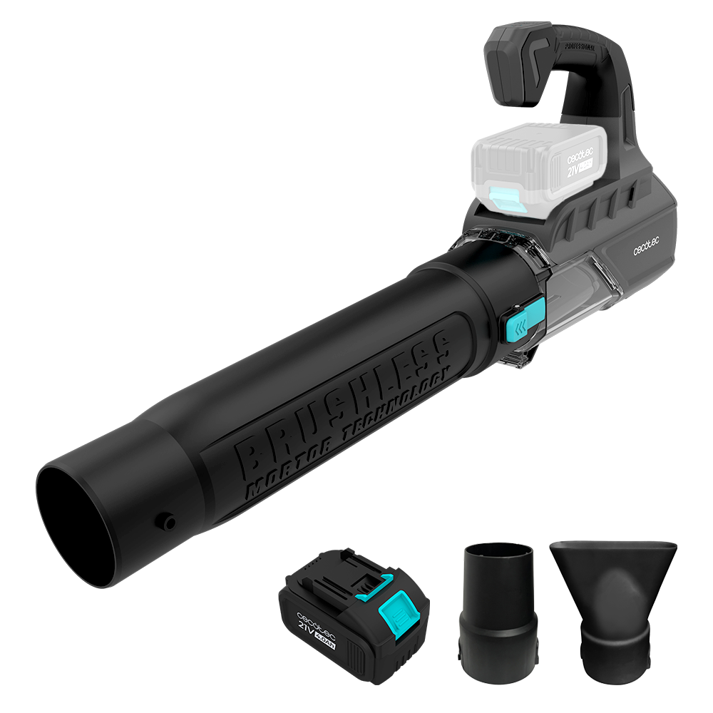 Cecotec AirForce 4000 Bazooka Turbo Gebläse 21V Bürstenloser Motor mit Nexus Akku