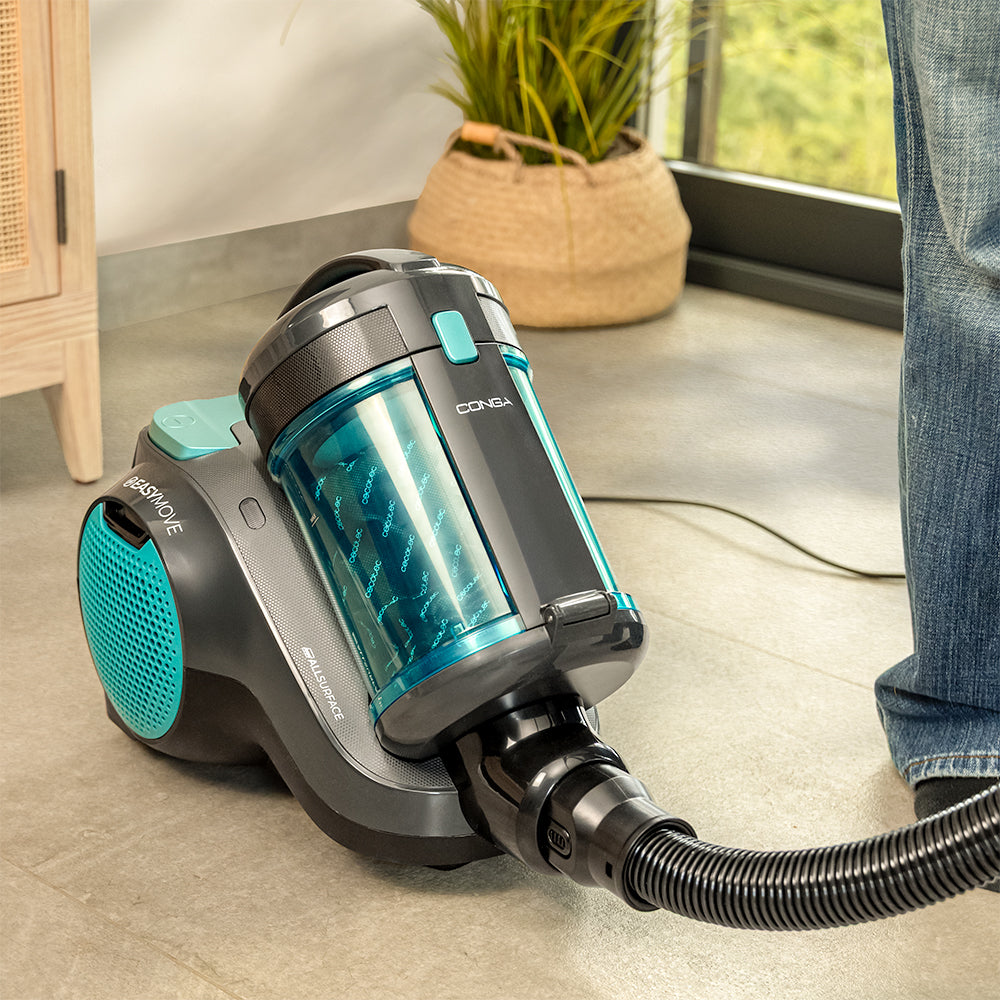 Cecotec Conga Rockstar Cyclonic Powerbag Aspirateur Traîneau 900 W Sans Sac Avec Sac Indicateur de Réservoir