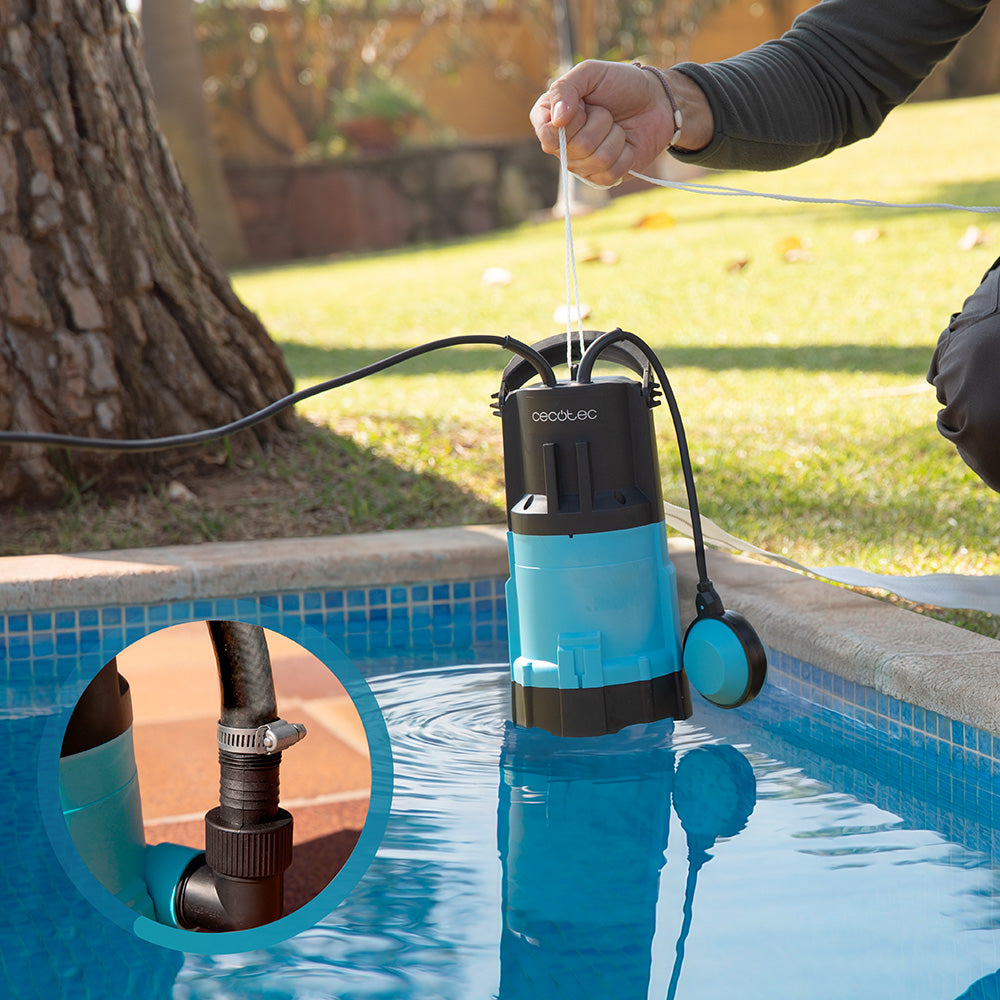 Cecotec Pompa Acqua Axike 750 2 in 1 per Acqua Pulita e Sporca 14000 L all'Ora