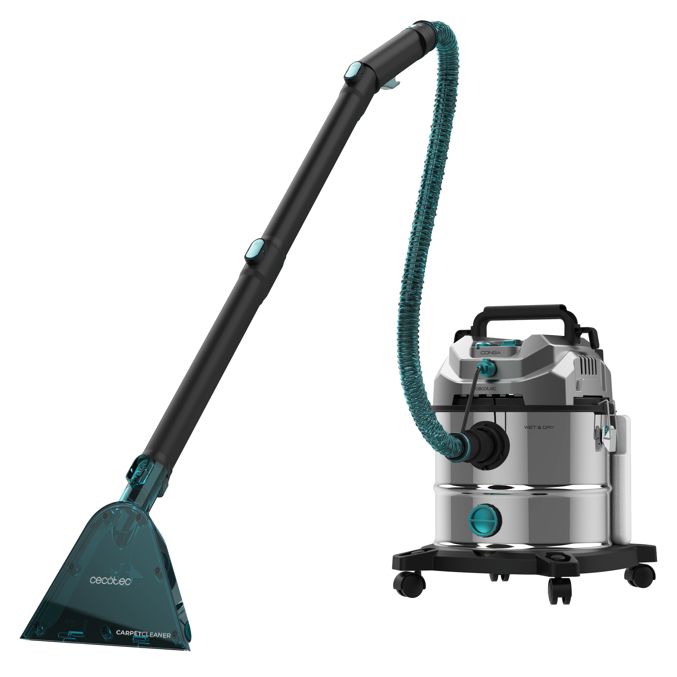 Cecotec Conga CarpetClean 20000 Pro Ultra Polsterreiniger und Nass- und Trockensauger 1600 W 21 kPa