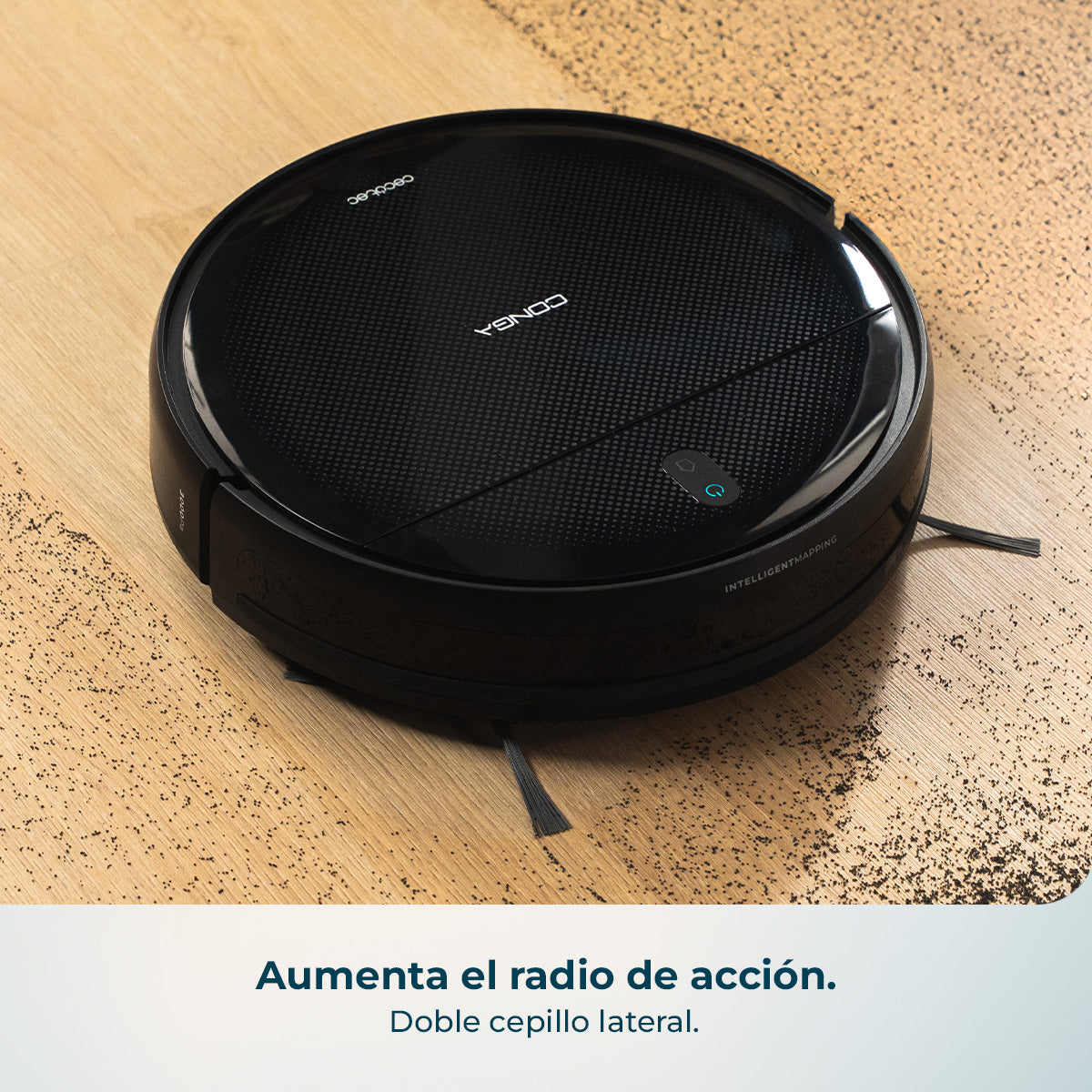 Cecotec Conga M10 Advance Robot Aspirapolvere con Navigazione Giroscopica, 3000 Pa, 150 Minuti