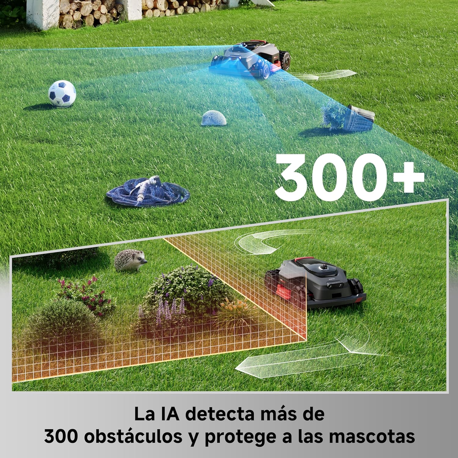 Mova – LiDAX Ultra 1000 robot tondeuse sans fil périphérique AWD
