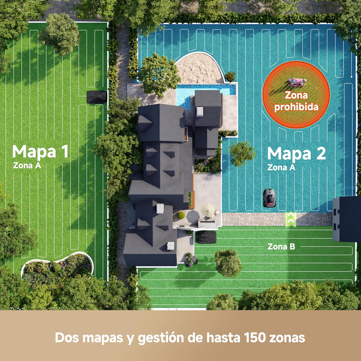 Mova – LiDAX Ultra 1600 robô cortador de relva sem cabo perimetral