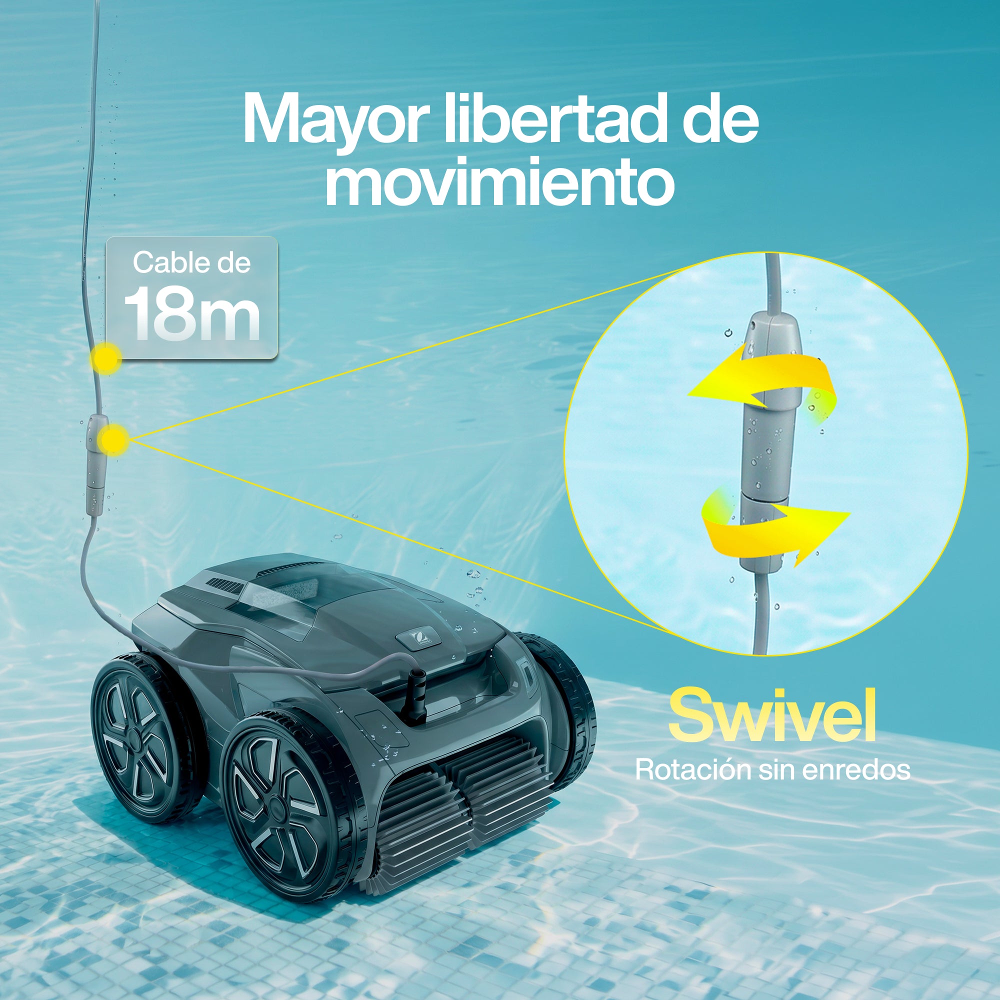 Zodiac - Alpha OA 6400 iQ poolroboter mit kabel
