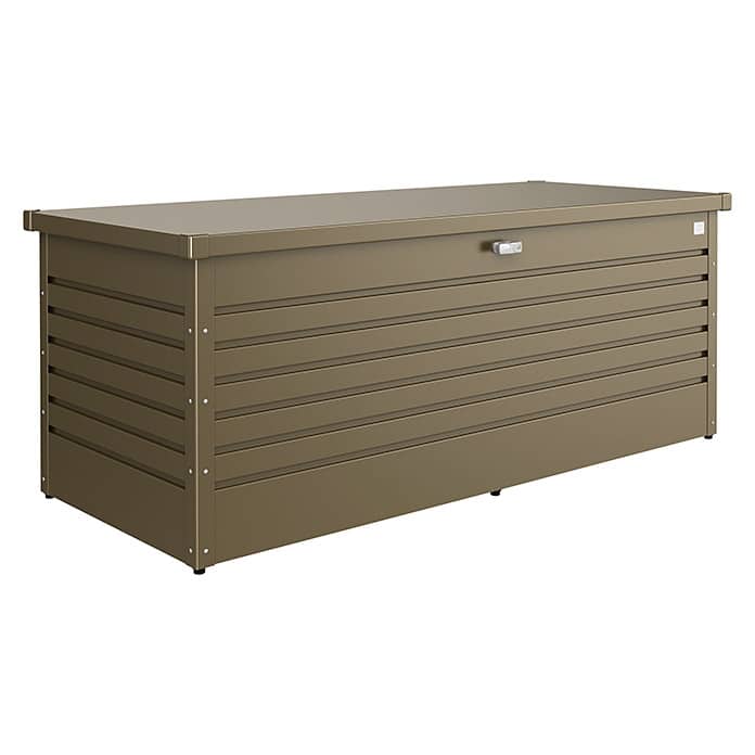Biohort – Metalltruhe für Außenbereich Bronze Metallic