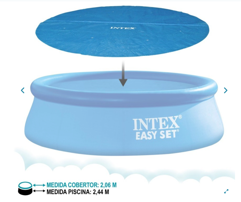 Intex Easy Set Solarabdeckung für Pool