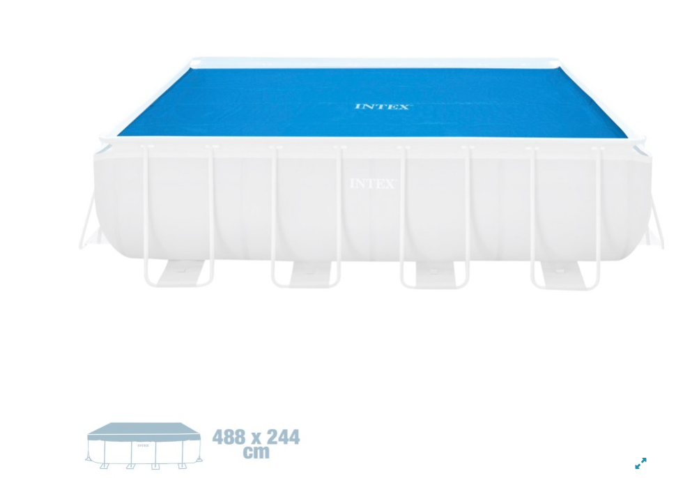 Intex Solarabdeckung für Rechteckigen Pool