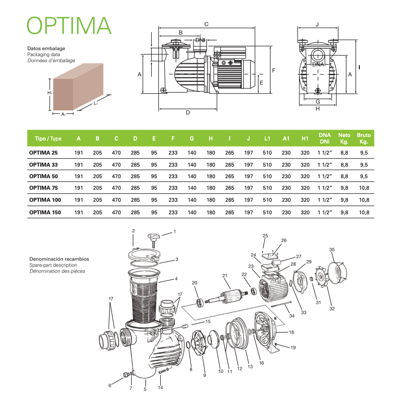 Saci - Optima bomba de piscina