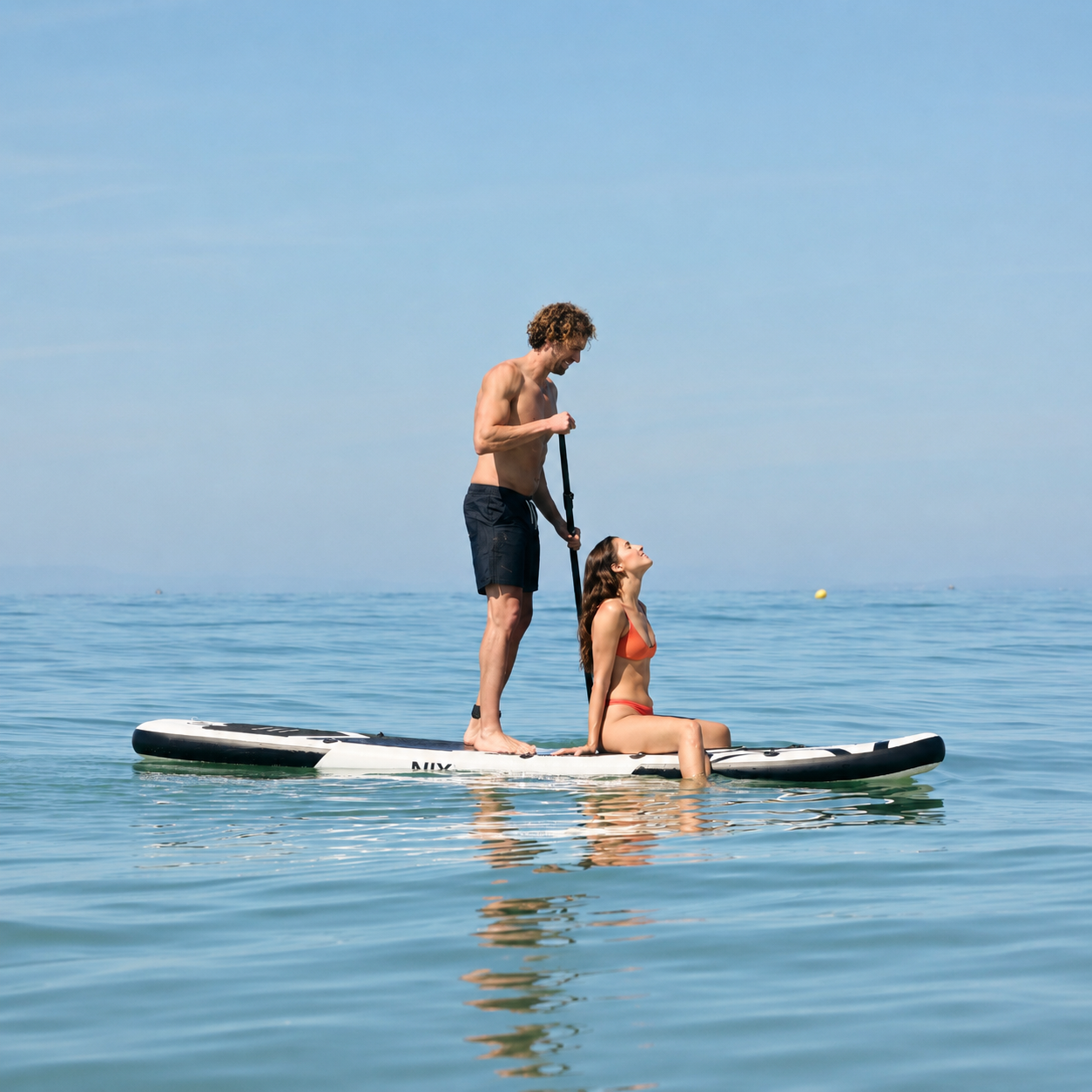 Aufblasbares Paddle Surf Board 11" 335x84x15 cm 159 kg weiß mit Zubehör