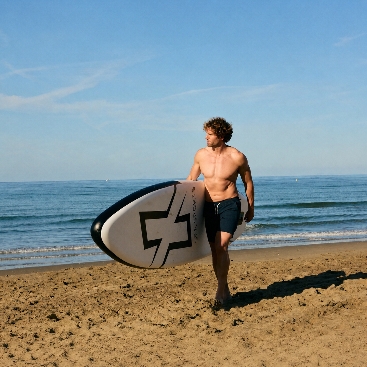 Aufblasbares Paddle Surf Board 11" 335x84x15 cm 159 kg weiß mit Zubehör