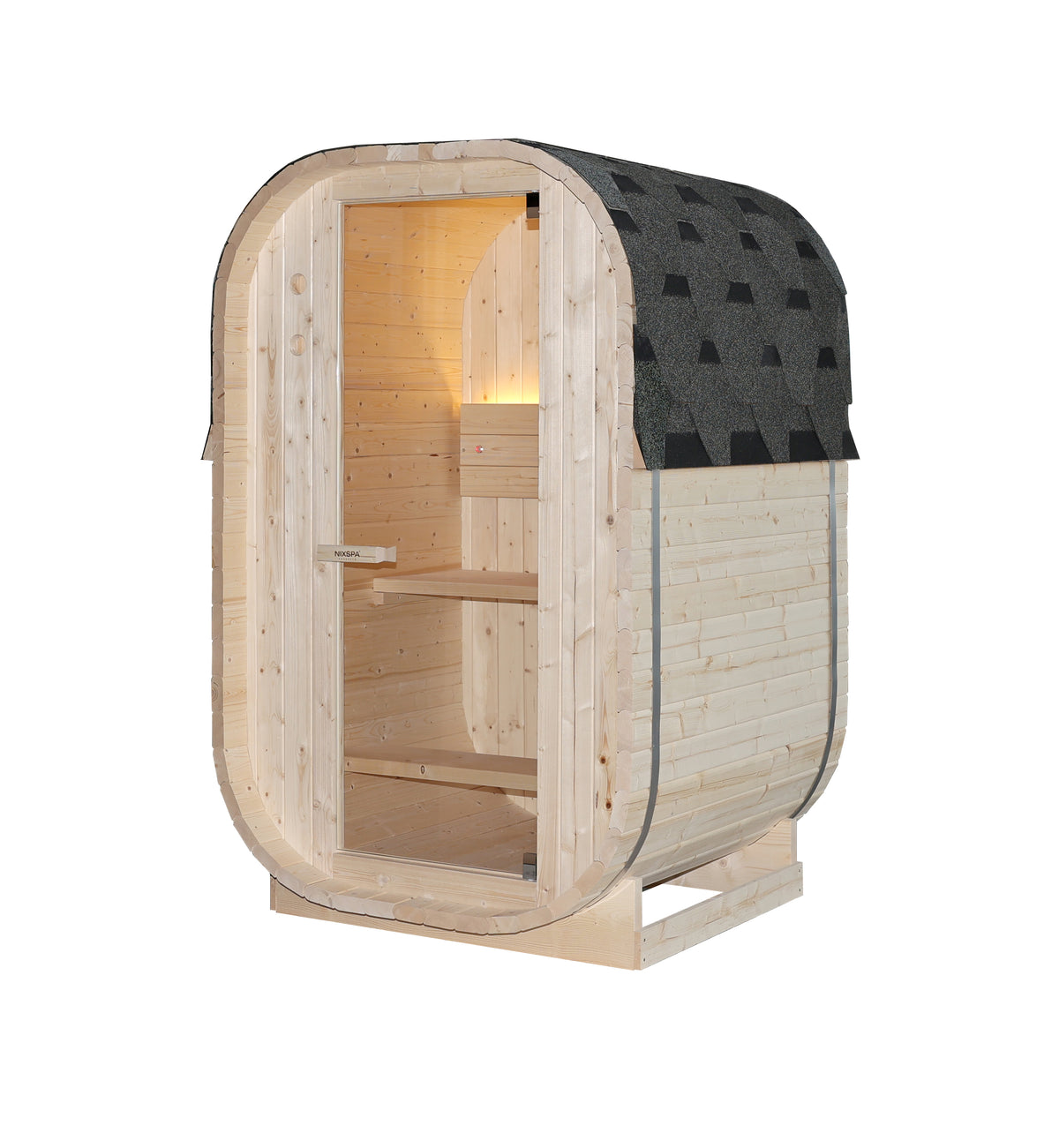 Sauna Exterior Cubo Jardín 2 Personas