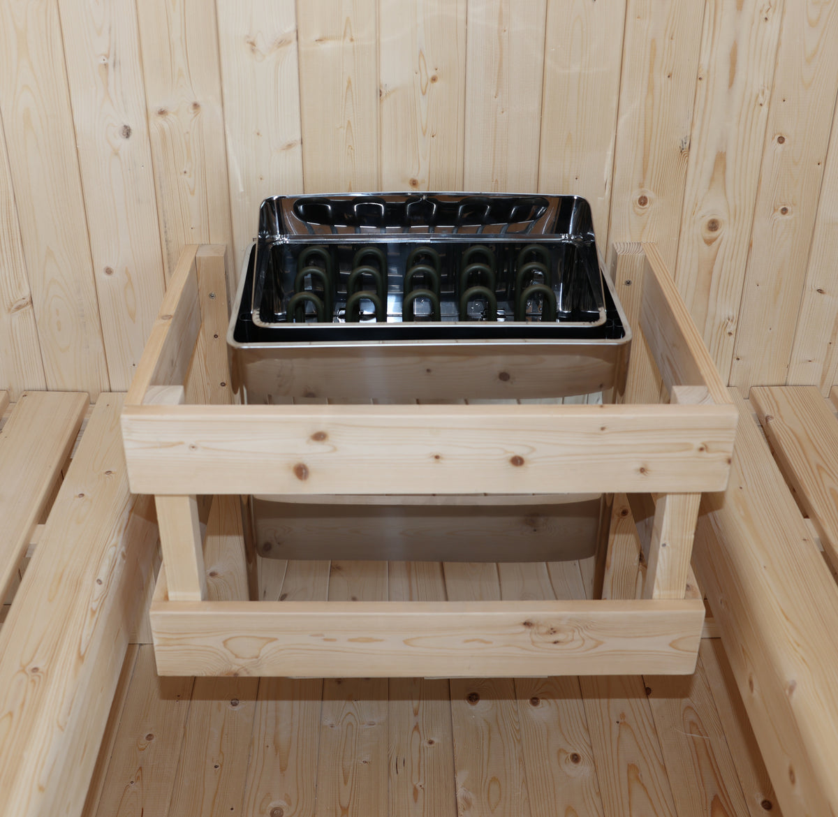 Sauna Exterior Cubo Panorámica Jardín 4-6 Personas