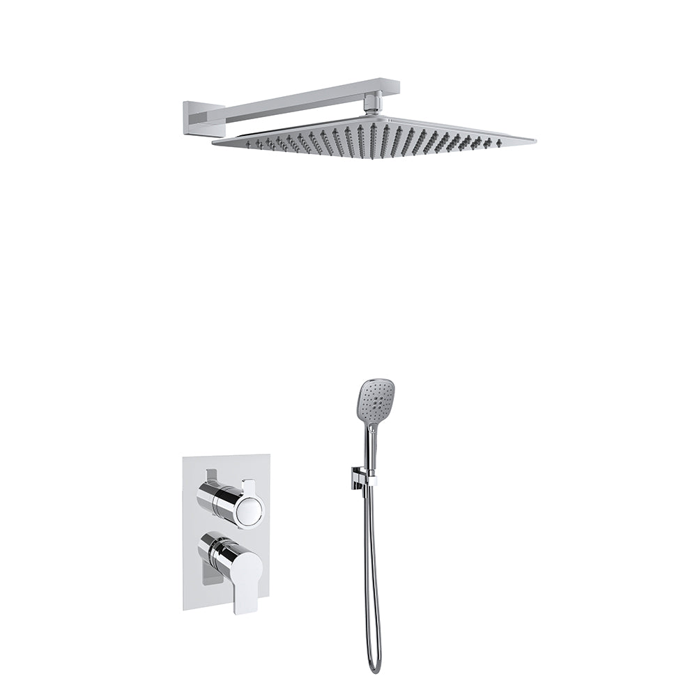 Ramon Soler - Set doccia incasso monocomando 2 vie Blautherm cromo