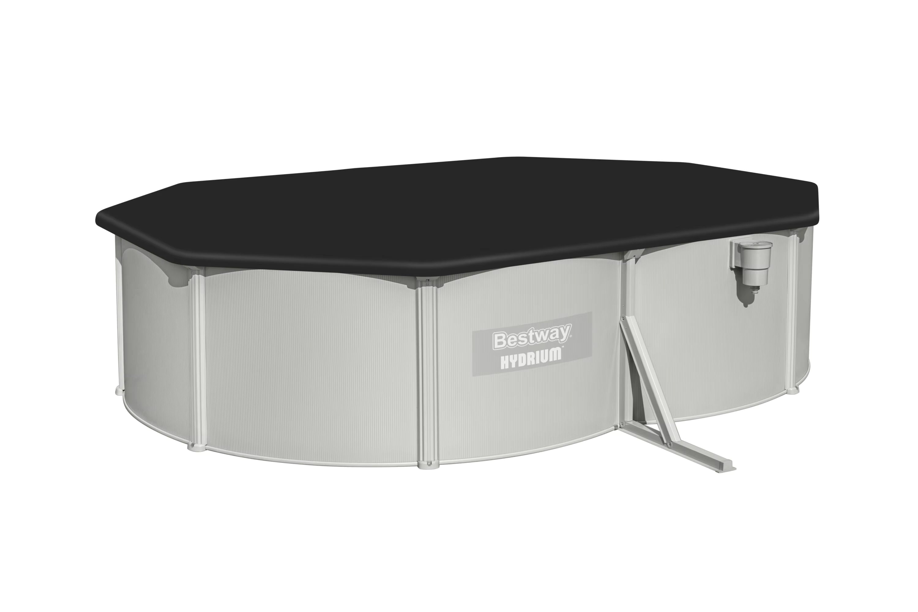 Bestway – aufstellpool ovales Stahl Hydrium (500 × 360 × 120 cm)