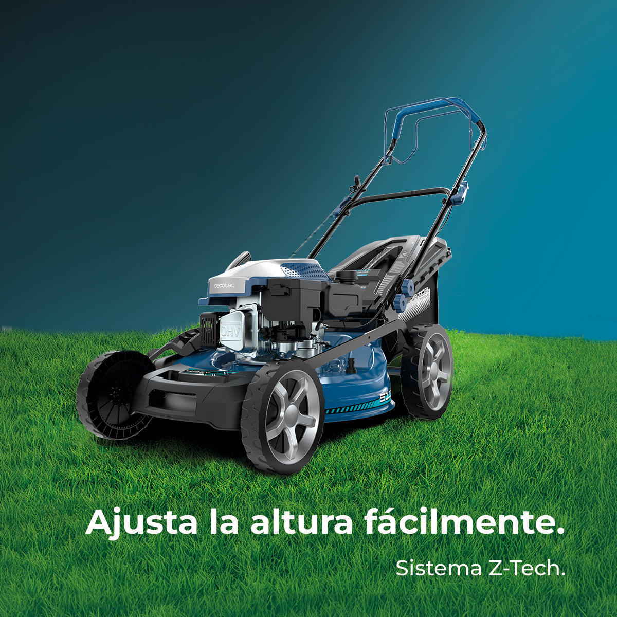 Cecotec Cortador de Relva a Gasolina Terrenator 4000.51 Total Z Auto 167 cc, 2,7 kW, 3,7 CV