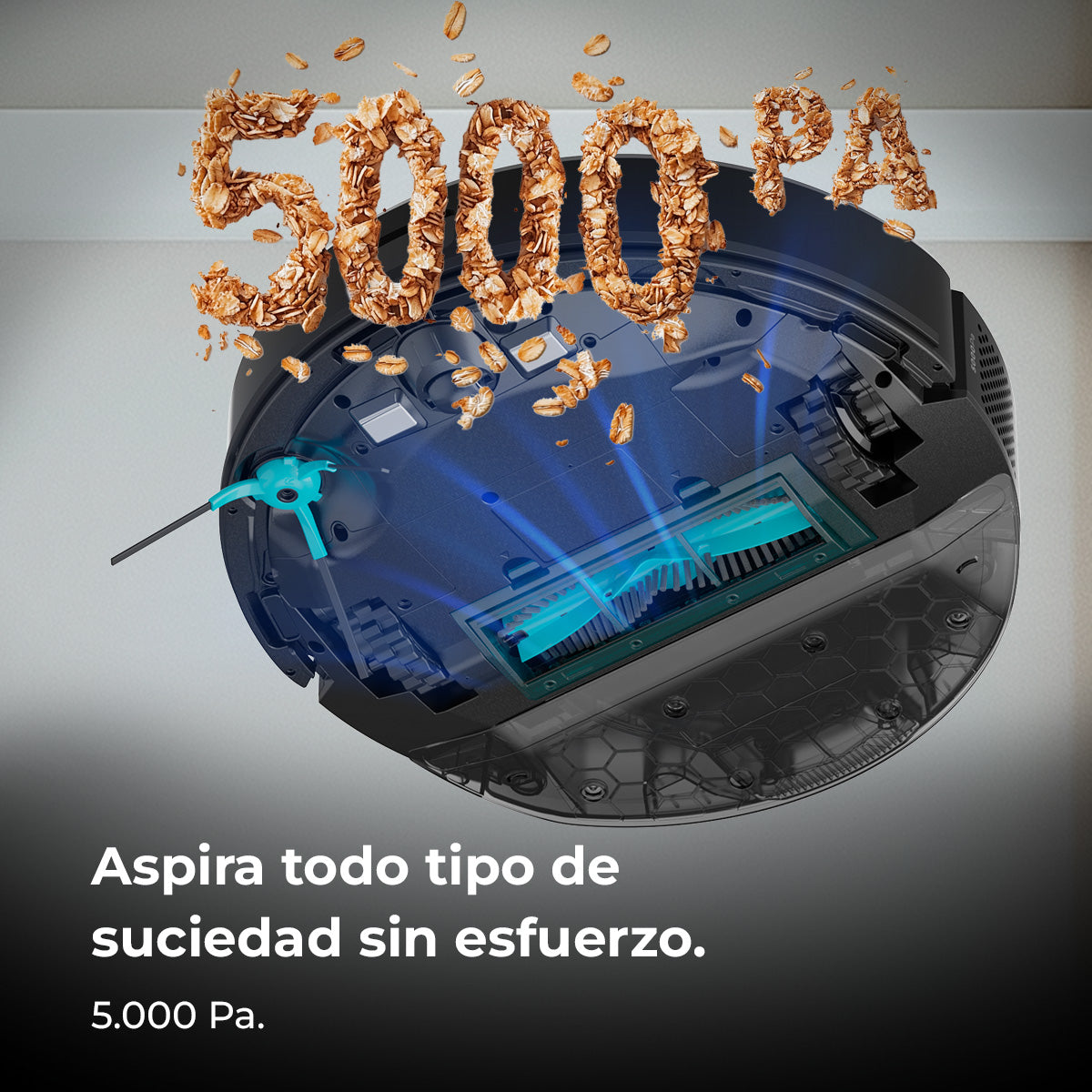 Cecotec Conga M50 Robot Aspirador Laser Mapa Interativo Limpeza Personalizada Inteligente