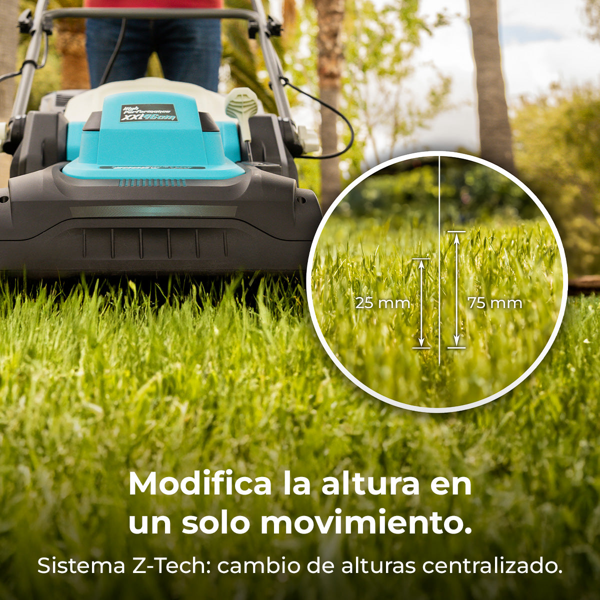 Cecotec Tagliaerba Elettrico Terrenator 460 Flex Z Auto 2000 W Trazione Automatica per Facilitare il Lavoro