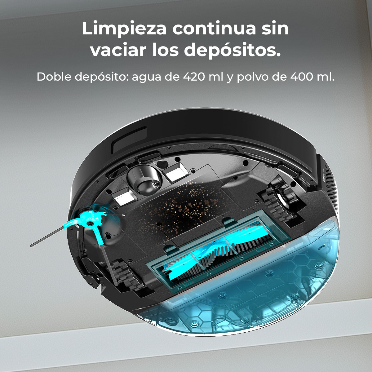 Cecotec Conga M50 Robot Aspirador Laser Mapa Interativo Limpeza Personalizada Inteligente