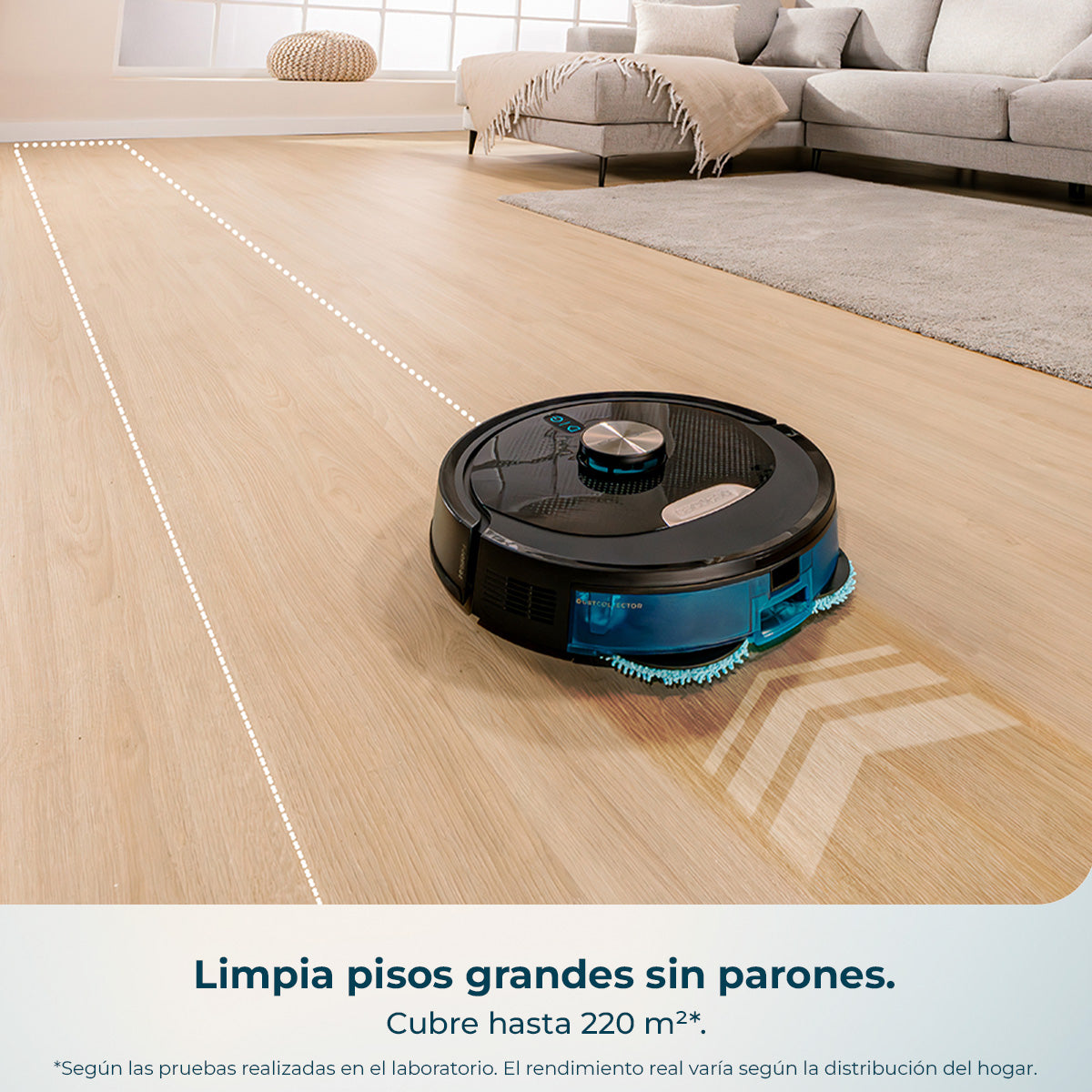 Cecotec Conga Y100 Spin KI Saugroboter 20000 Pa KI LaserEye intelligente Navigation