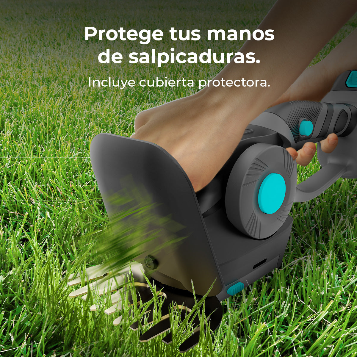 Tesoura de Cerca Viva Cecotec TitaniumSword 2120 Hand XL com Lâminas de Titânio Antiaderentes