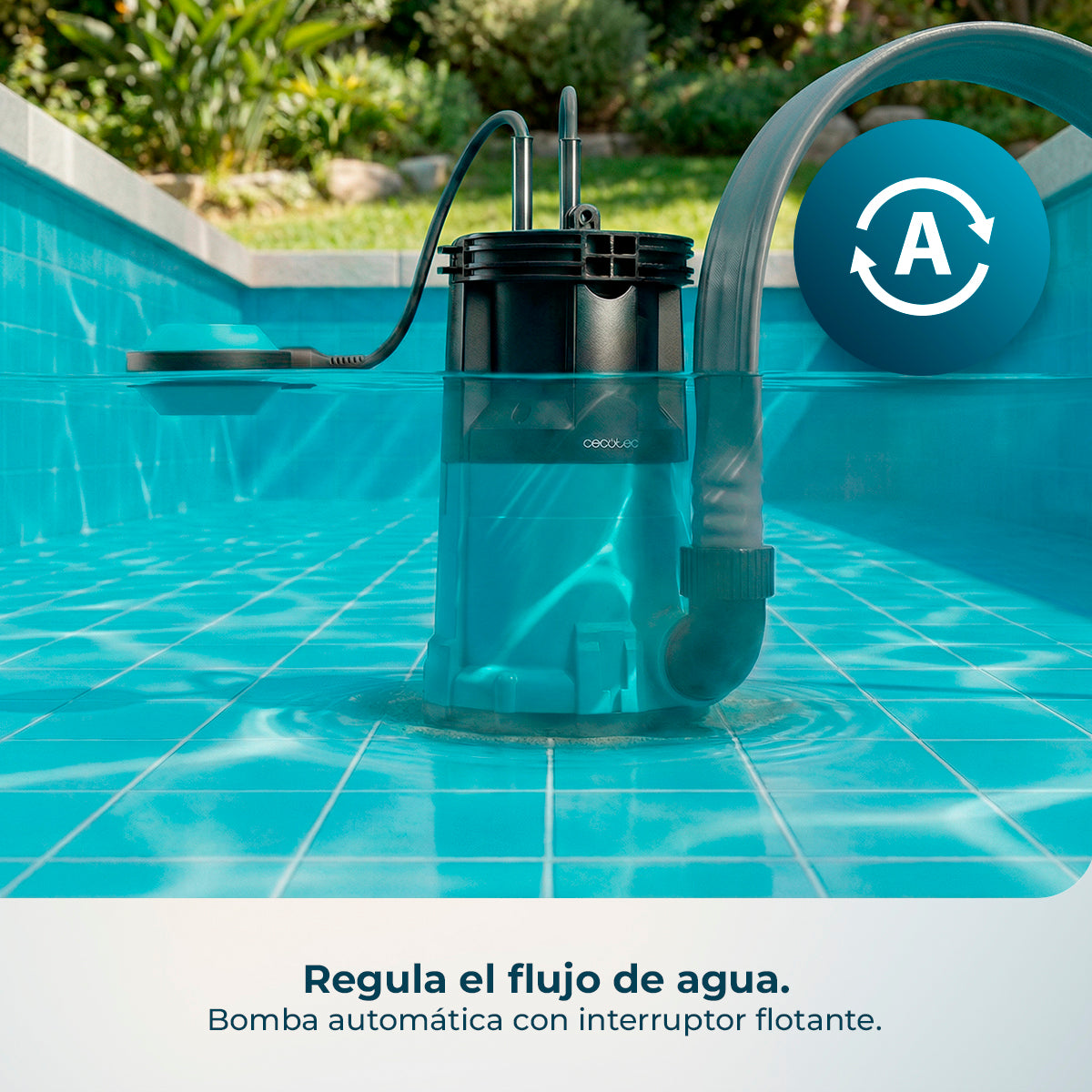Cecotec Pompa Acqua Axike 750 2 in 1 per Acqua Pulita e Sporca 14000 L all'Ora