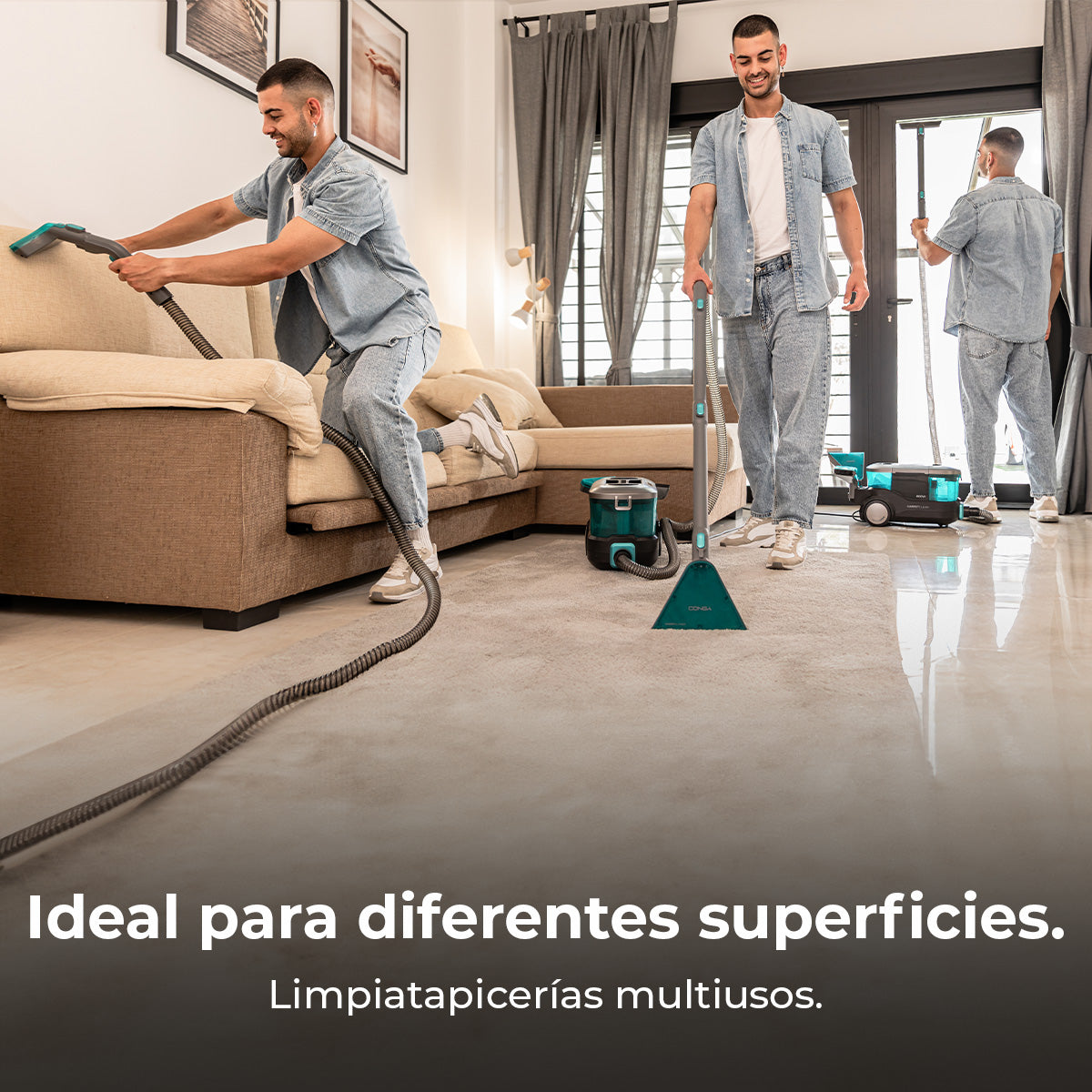 Cecotec Conga CarpetClean 10000 EasyHome Nettoyeur de Tapis Traîneau 800 W Puissance