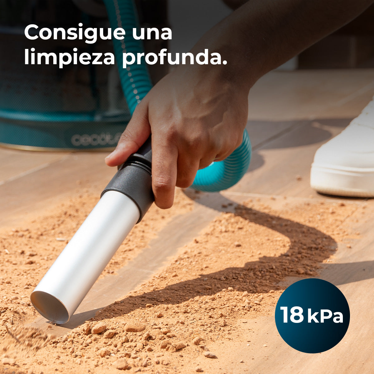 Cecotec Conga Ash 4000 Home Aspirapolvere per Cenere 1200 W 18 kPa Aspirazione Estrema