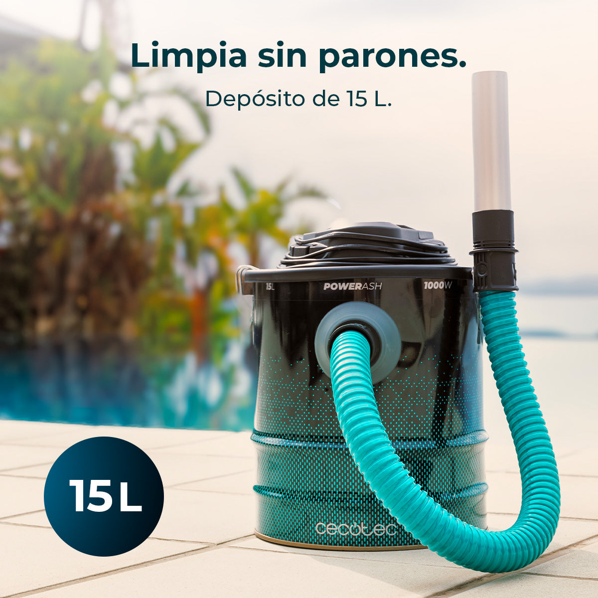 Cecotec Conga Ash 3000 Home Aspirador de Cinzas 1000W 15kPa