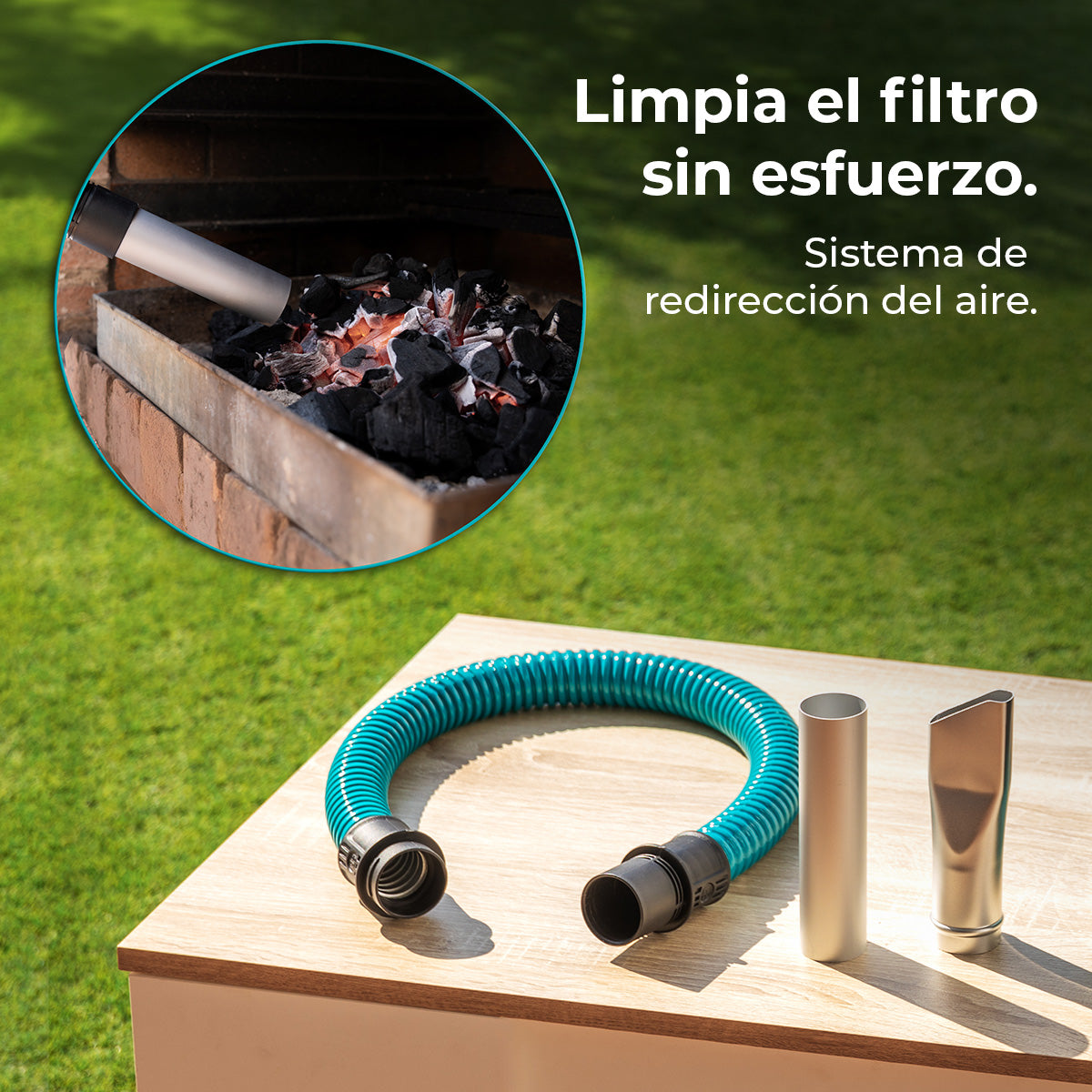 Cecotec Conga Ash 4000 Home Aspirapolvere per Cenere 1200 W 18 kPa Aspirazione Estrema