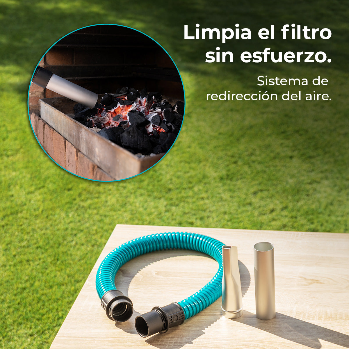 Cecotec Conga Ash 5000 Free Aspirateur À Cendres 1200 W 18 kPa Aspiration Extrême Pour Cendres et Débris