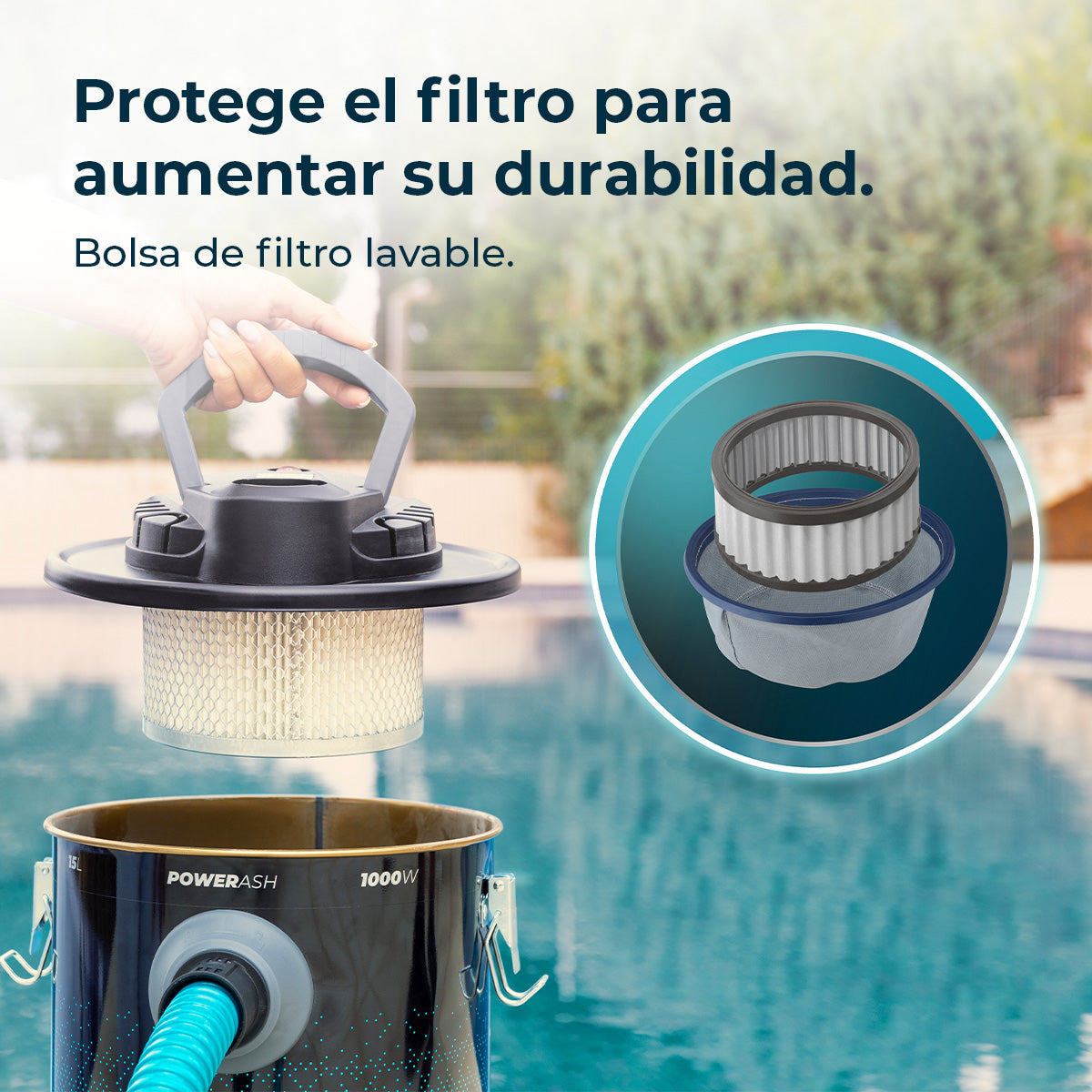 Cecotec Conga Ash 3000 Home Aspirador de Cinzas 1000W 15kPa