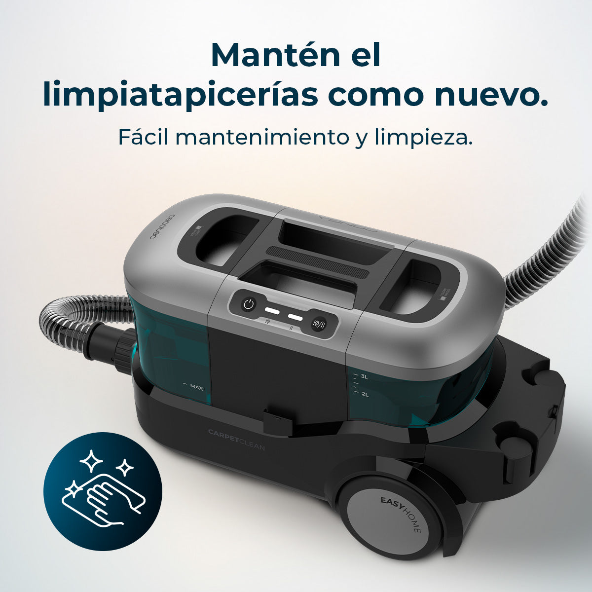 Cecotec Conga CarpetClean 10000 EasyHome Nettoyeur de Tapis Traîneau 800 W Puissance