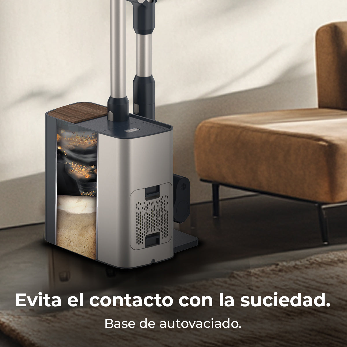 Cecotec Conga Rockstar 5500 Hurricane Pet Flex Aspirador 220 AW com Autovazio e Filtro Higiénico