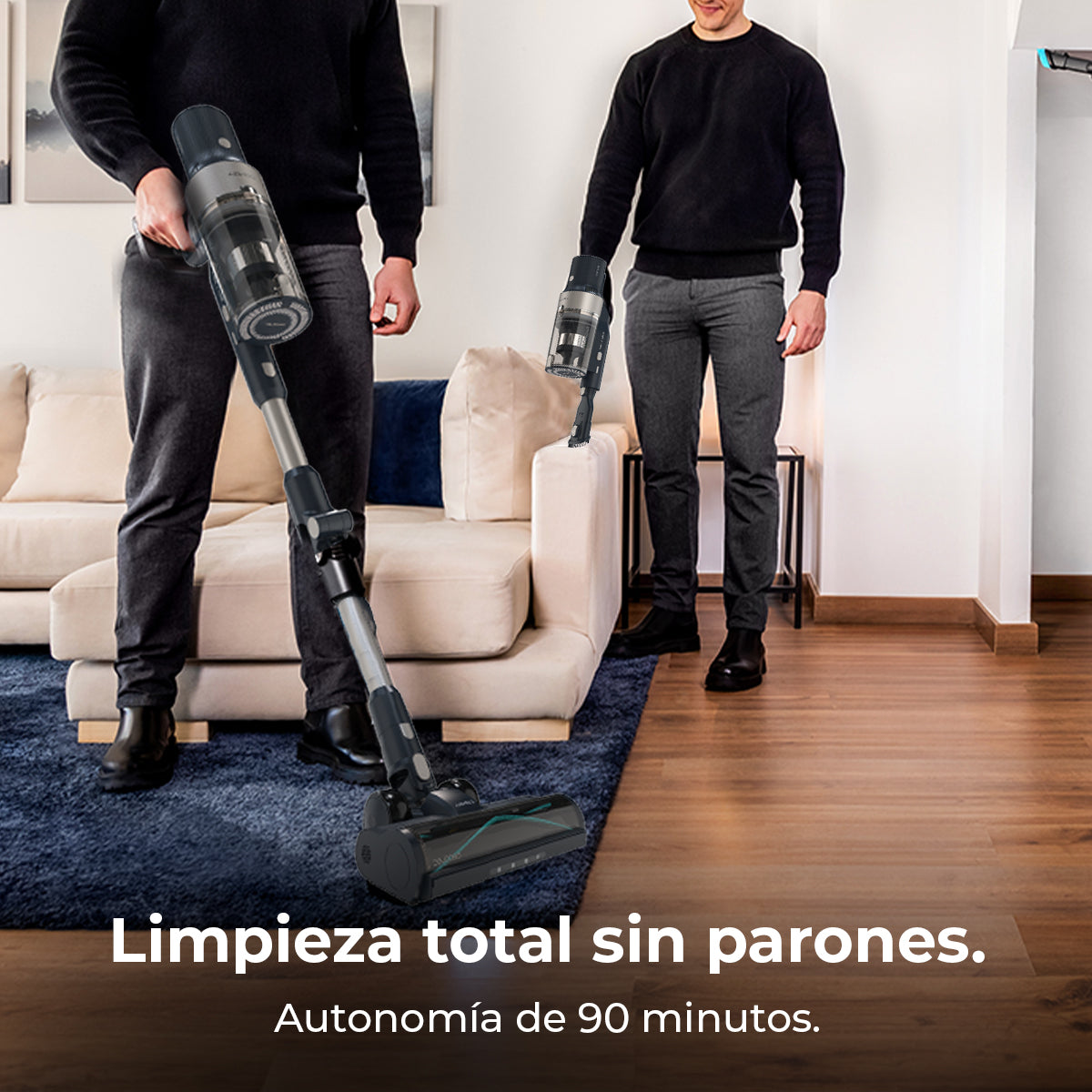Cecotec Conga Rockstar 5500 Hurricane Pet Flex Aspirador 220 AW com Autovazio e Filtro Higiénico