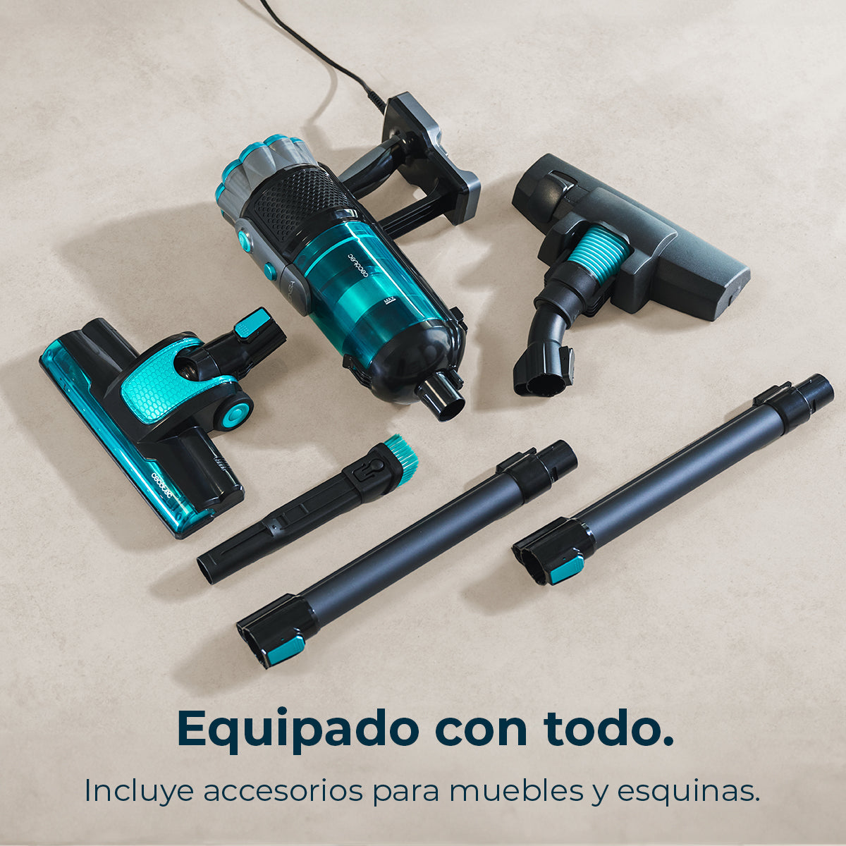 Cecotec Conga 700 PowerHead Aspirador 615 W UltraPower Tecnología De Succión Potente