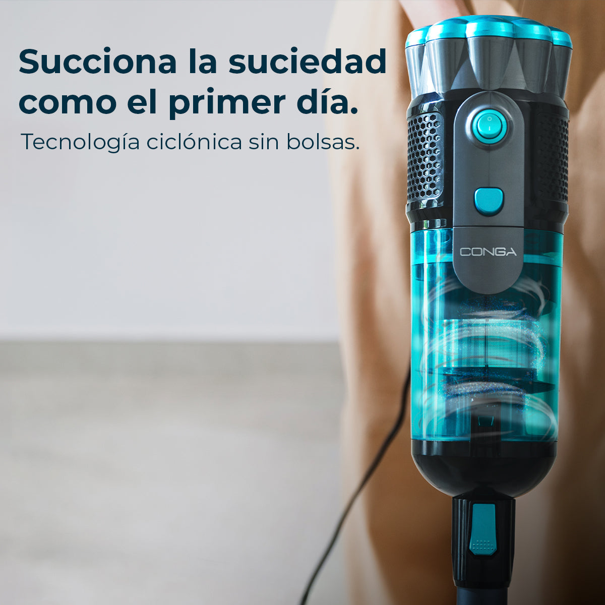 Cecotec Conga 700 PowerHead Aspirador 615 W UltraPower Tecnología De Succión Potente