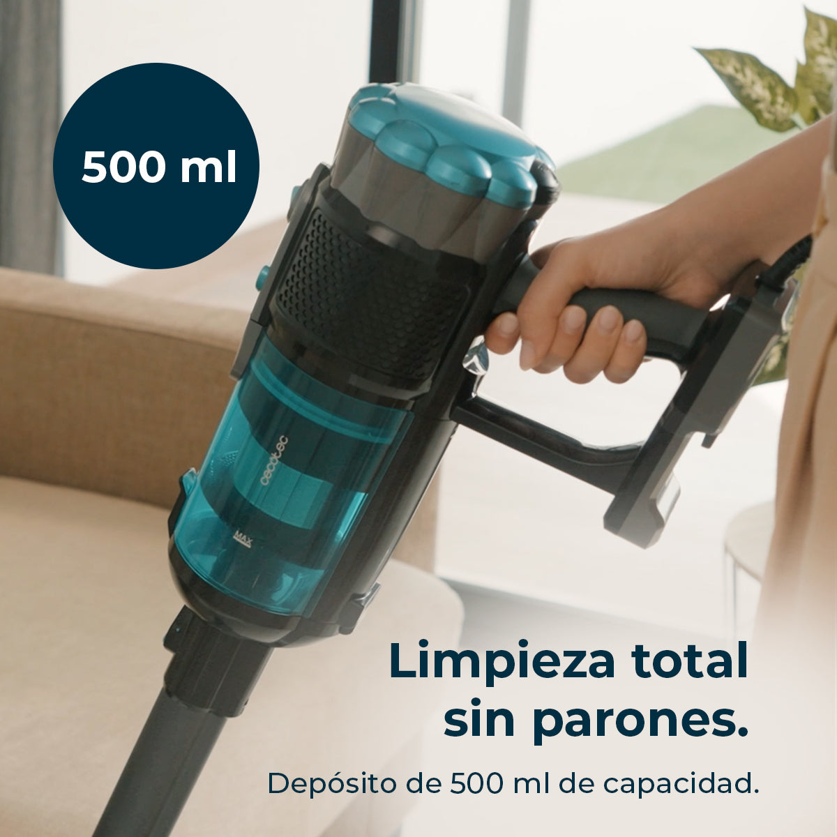 Cecotec Conga 700 PowerHead Aspirador 615 W UltraPower Tecnología De Succión Potente