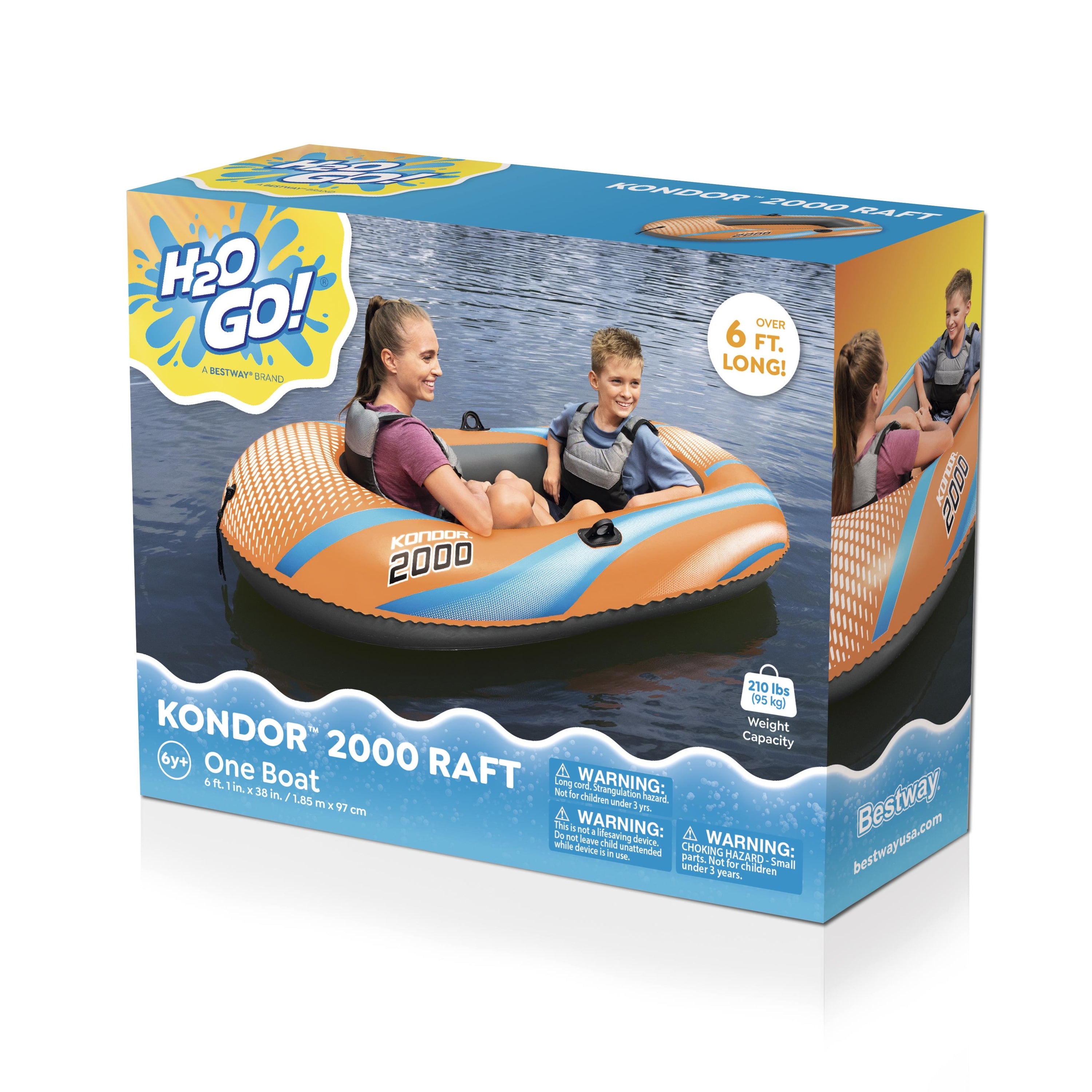 Bestway – Gommone Kondor 2000 Raft (185 × 97 cm)
