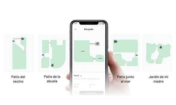 Domine Su Césped con LiveMap* de Mammotion
