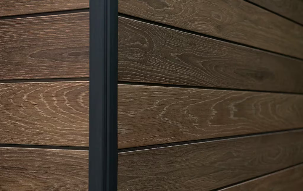 Keter - Casetta da esterno Signature Noce 9x7 marrone