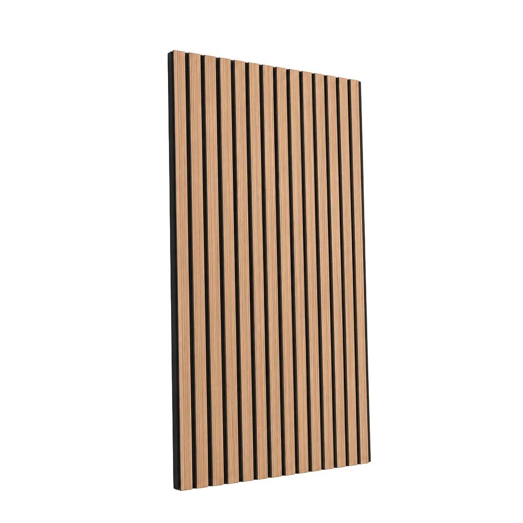 Painel Acústico Decorativo MDF Efeito Madeira com Feltro 120x60 cm Pack 4