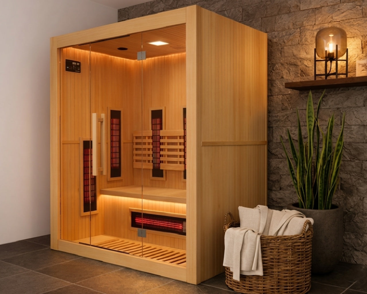 Poolstar - Sense Sauna infrarouge 2 personnes