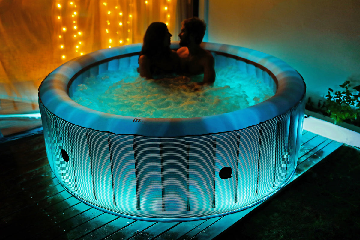 MSpa – Aufblasbarer Whirlpool Starry, rund, 4–6 Personen
