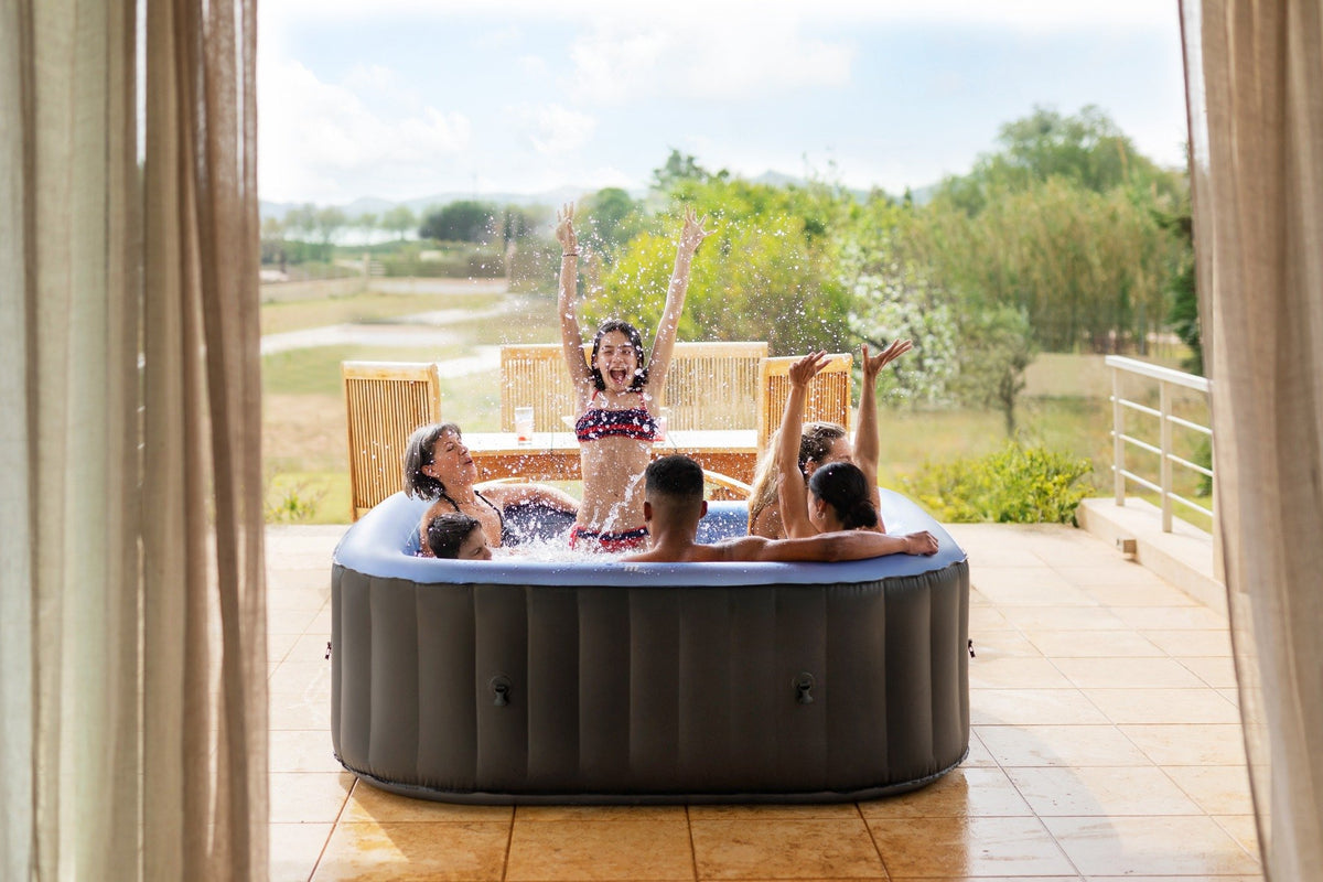 MSpa – Spa hinchable cuadrado Tekapo 4 personas