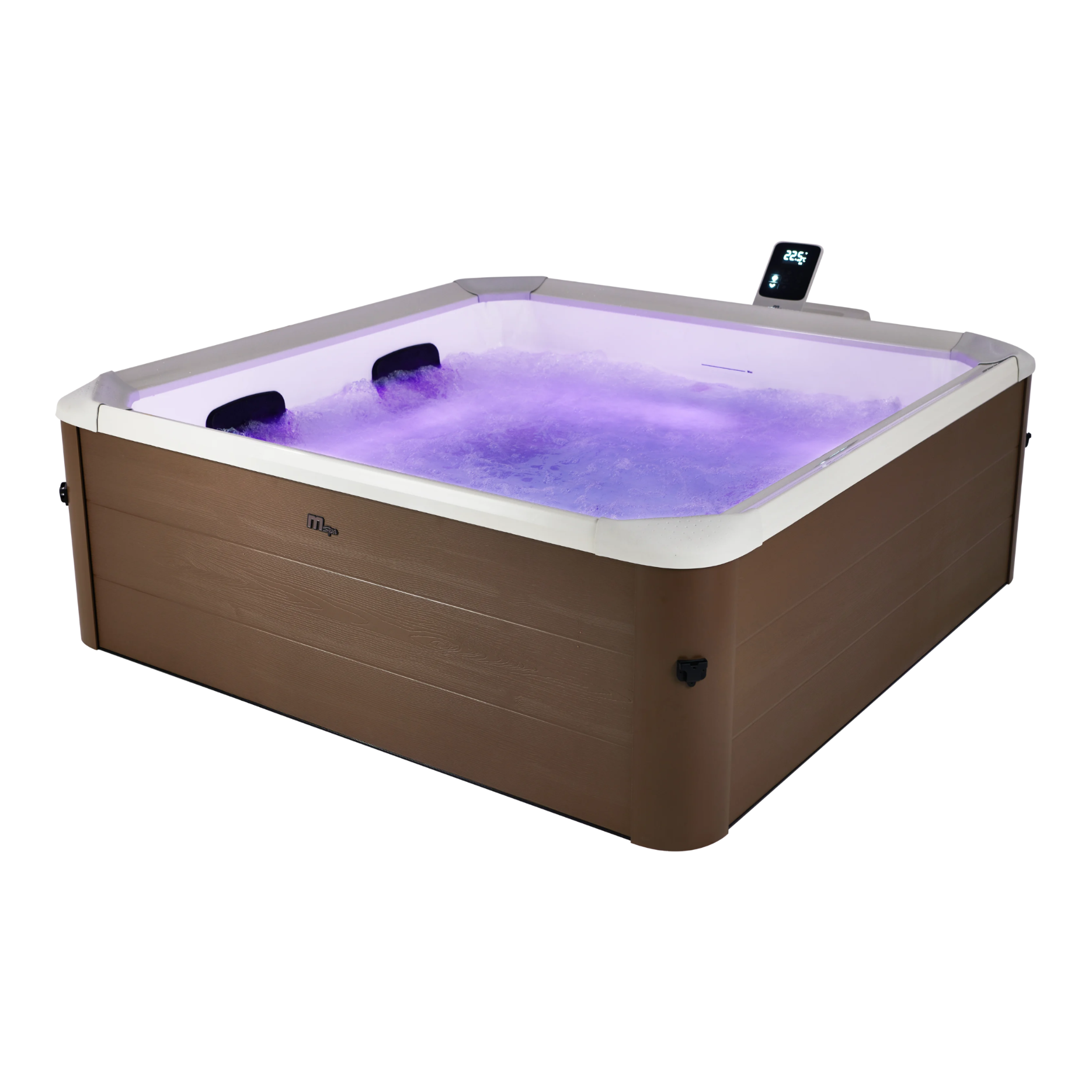 MSpa – Spa rígido cuadrado Amber Aero Plus 4–6 personas - BricoandPool