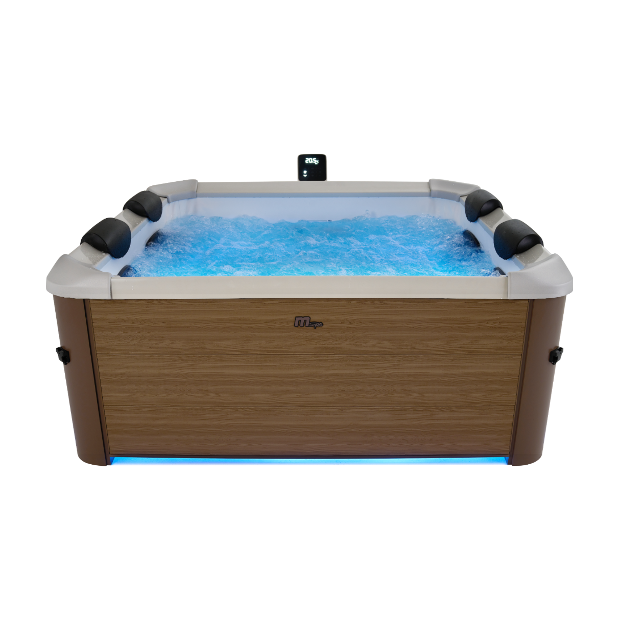 Mspa - Spa rígido cuadrado Amber 4–6 personas - BricoandPool
